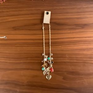 Anthropology Charm necklace. New
